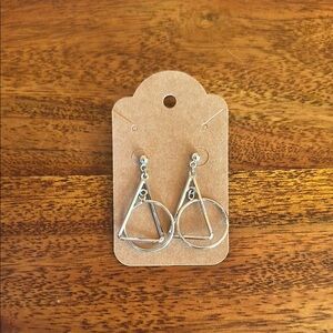 Silver Geometric Earrings